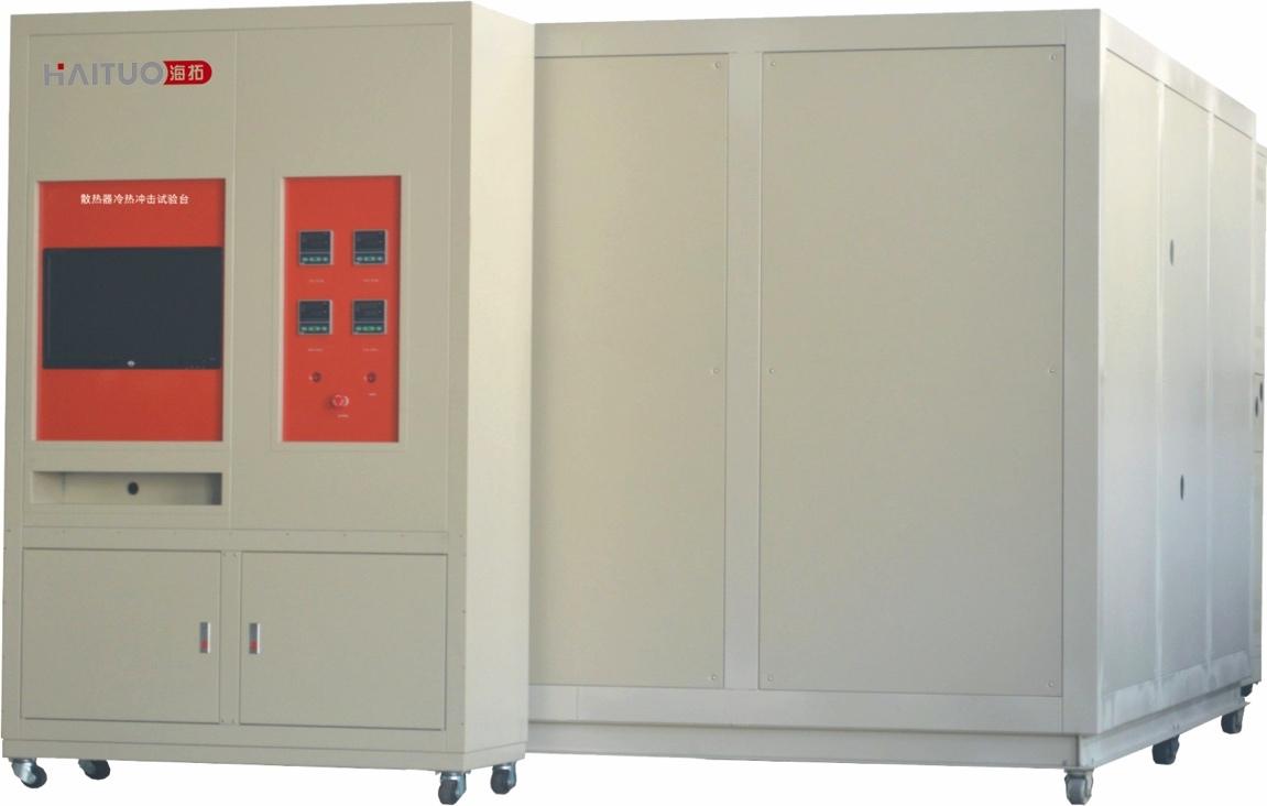 Radiator thermal shock test bench